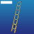 定制适用于玻璃钢绝缘梯子电工梯伸缩升降梯电力施工安全鱼竿梯便携式折叠梯 伸开5米