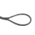 科威顿定制钢丝绳吊具吊索具起重工具手工插编编织编制带吊耳油性双扣钢丝江 14毫米 8m