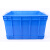 金兽 周转箱 外径595*490*350mm货架箱运输箱储物箱工具箱塑料分类箱 GZ1063蓝色