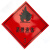 定制危险品警示牌铝板反光危险化学品标识油罐运输车标志牌凹凸标 危险铝牌