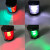 舷灯船用快艇钓鱼船游艇航行灯左右红绿舷灯艉灯尾灯桅杆灯LED12V 不锈钢双色 红绿灯罩白色外壳 LED灯