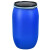 法兰桶30kg加厚大口密封废液桶泔水桶100升耐摔铁箍桶200升 30L