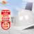 吉象 安全帽 ABS新国标V型 建筑工程电力施工业头盔 监理防砸抗冲击 B2型 白色