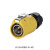 曼坤LP-20电源航空插头防水连接器3-12芯黄色光祥雷凌LED显示屏用 LP20型3芯法兰母座
