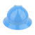固安捷1561 大沿PE安全帽宽边夏季遮阳旋钮式帽衬建筑工地使用 1顶 蓝色 均码