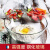 乐美雅家用玻璃碗沙拉碗钢化耐热大号沙拉碗水果碗和面盆打蛋透明烘焙碗 2只中大号(口径23cm)