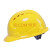 曼睩曼睩AS-21三筋黄色ABS三筋透气款头盔建筑施工防护安全帽可印字