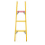 铦铓 电力绝缘梯 直单梯 玻璃钢全绝缘电工用梯安全便捷登高爬梯子 直梯4米