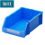 知旦 组合式零件盒 450*300*170mm仓库储物盒样品分类盒可定制 600110 C型3号蓝
