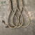 立始起重吊装油绳组合双扣起吊索具手工编头子起重工具 插编钢丝绳 10毫米1米