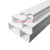鑫卓达（XZD）白色铝合金线槽方形外开明装电线明线加厚金属桥架装饰布线槽厂家1000*60*30mm（厚度0.9mm）