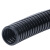 谐晟 PP塑料阻燃波纹管 可开口穿线软管汽车线束保护管 闭口AD11.6 100m 黑色 1卷 X92102