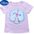 迪士尼（Disney）女童变色亮片短袖t恤2023夏季新款儿童装棉上衣小女孩半袖衣服T恤 飞袖款粉色星戴璐变艾莎 130cm