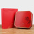 咏幻茶饼铁盒包装盒礼盒空盒200g357克茶盒普洱茶福鼎白茶茶叶盒定制 红色 卡纸卡槽
