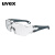 UVEX 9065225 c-fit 安全眼镜 全景镜片内外侧防刮视野宽阔佩戴舒适 灰色镜框 3副装  企业定制