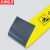 京洲实邦 安全警示地面标识贴【两条黄色小心地滑10*120cm】ZJ-0789