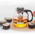HYWLKJ耐热玻璃过滤茶壶大容量不锈钢花茶壶茶杯普洱泡茶壶套装 茶壶1.8l 8L