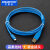 兼容FP0R PLC线编程电缆数据通讯连接下载线USB-mini 镀金蓝 镀金接口，耐插拔 2m