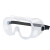电工护目镜打磨眼睛防护镜护目镜防雾防风眼罩电锤 升级版高清防雾 (拍2件发3件)