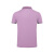 普舍（PUTSCHE）夏季polo衫弹力棉广告文化衫可定制logo印字工作服96008款 粉紫色 3XL码 