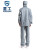 星工（XINGGONG）防静电服 分体带帽喷漆防护服无尘洁净室防尘服 灰色 XL码