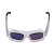 谋福CNMF 电焊眼镜升级版太阳能自动变光焊工眼镜 氩弧焊气电焊镜 TX-012白色款【10对保护镜片+1个眼镜盒】