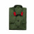 劳保佳 军绿65式怀旧老式 65式套装 65式老式服 65式军绿色 含帽子+腰带+领章+上衣+裤子 175（2号）