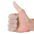 一次性防滑手指套工业橡胶手指套护指防护保护套耐磨加厚指头套防 切口指套M 码100个装