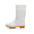 阿力牛 白色卫生鞋靴 耐油耐酸碱劳保防护雨鞋 工厂食堂胶鞋 中筒  41码