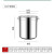 亚润 化学试剂存储桶304不锈钢桶-带盖-直径30cm-高40cm 28升