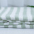 喜亲宝 新生儿浴巾 婴儿浴巾竹纤维抱毯 水洗纱布儿童浴巾包巾105*120cm绿条纹