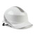代尔塔（Deltaplus）102029 DIAMOND V UP钻石型安全帽荧光防砸 可与眼镜101134搭配 不含下颌带  白色1顶