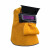劳保佳 牛皮电焊面罩 自动变光 氩弧焊 防强光焊接面罩 黄色 整皮自动变光镜片