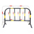 汉域 拒马 护栏 铁马护栏防护栏 地铁车站学校工地隔离围栏 警示隔离栏 1.2*1.5米