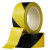 黑黄PVC斑马线警戒地标贴地面彩色车间地板划线贴胶带 宽12cm长米2卷(备注颜色)