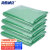 海斯迪克 HK-407 商用彩色大号垃圾袋 加厚塑料分类平口袋 60*80cm绿色（50个）