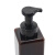 海斯迪克 HKY-265 按压式乳液瓶分装瓶 洗发水按压式打泡器替换瓶 棕色650ml