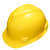 免费印字 msa梅思安标准型ABS安全帽工地男施工领导透气劳保头盔建筑工程监理定制LOGO 黄色 标准型ABS超爱戴