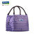 Glasslock保温袋包手提饭盒包便当包男女手拎包手提包便携包 紫色条纹CY017