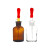 定制 玻璃滴瓶 胶头试剂滴瓶透明棕色耐酸碱滴管瓶实验室碘伏精油分装瓶 棕色125ml（1个）
