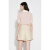 ochirly欧时力商场同款 Polo领短袖针织衫女春装上衣条纹设计感 浅粉红 S(160/84A)