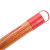 海斯迪克 HKY-65 棉线老式墩布桉木杆 115*2.75cm平头 黄木纹带红挂耳 拖把杆子
