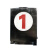 卡巴布 带灯箱款双面数字靶位牌10个+靶箱1个不锈钢折叠夜间打靶场地标识牌