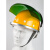 定制安全帽式电焊面罩烧焊工防护罩脸部面屏防飞溅打磨透明焊帽头戴式柯思捷 安全帽(蓝色)+支架+茶色屏