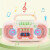 婴幼儿童早教故事机音乐收音机0-3岁宝宝婴儿启智早教机玩具礼物 故事机-象牙白（自备电池）
