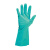 赛立特安全NL15丁腈防化学防护手套植绒衬里31.5cm防水耐油手套绿色M码12双装