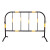 定制铁马护栏加厚 道路围栏 市政护栏 道路施工护栏 隔离栏公路护栏 1米*1.5米黑黄铁马