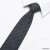 IFSONG羊毛领带男士正装商务西装灰色职业伴郎窄款韩版休闲黑色礼盒装 深灰条纹(7CM拉链免打)192P