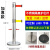 褚岳 警示带式不锈钢伸缩围栏3米5米双层隔离带警戒线排队柱安全护栏杆 加厚双层5米一根铸铁底座