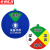 京洲实邦 设备状态圆形标识牌管理卡状态牌磁吸式运行标识牌 24*24cm4区状态B款ZJ-1557